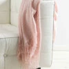Promo 😍 Belle Epoque Pink Woven Throw Home Blankets & Throws 🥰 -Belle Epoque Shop 3030107446 RLLZ 1
