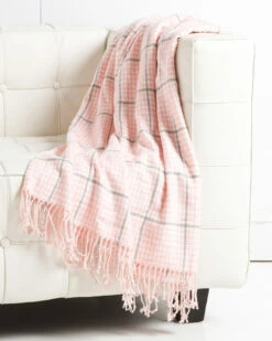 Wholesale 😉 Belle Epoque Houndstooth Cashmere Touch Throw Home Blankets & Throws ✔️