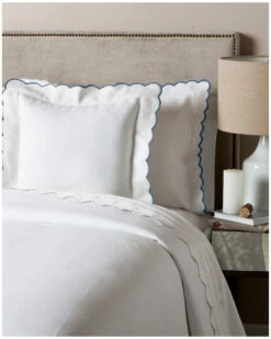 Deals ❤️ Belle Epoque Belle Epoque Isabel Coverlet & Sham Coordinates Home Comforters & Quilts White W. Navy 👏
