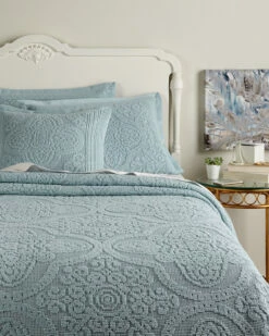 Best reviews of ⭐ Belle Epoque Semi-Sheer Chenille Coverlet Collection Home Comforters & Quilts ✨