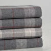Discount 👏 Belle Epoque Heathered Plaid Flannel Sheet Set Home Sheets 🎁 -Belle Epoque Shop 3030653161 RLLZ 1