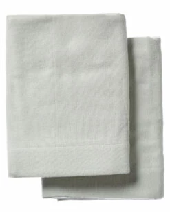 Buy 👍 Belle Epoque Set Of 2 Heathered Flannel Pillowcases Home Pillowcases & Shams 😍