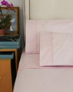 Wholesale 💯 Belle Epoque Combed Cotton Percale Sheet Set Home Sheets Pink ✔️ -Belle Epoque Shop 3033283693 RLLZ 1 1