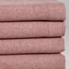 Hot Sale ❤️ Belle Epoque Heather Ground Solid Yarn Dyed Flannel Sheet Set Home Sheets 🔔