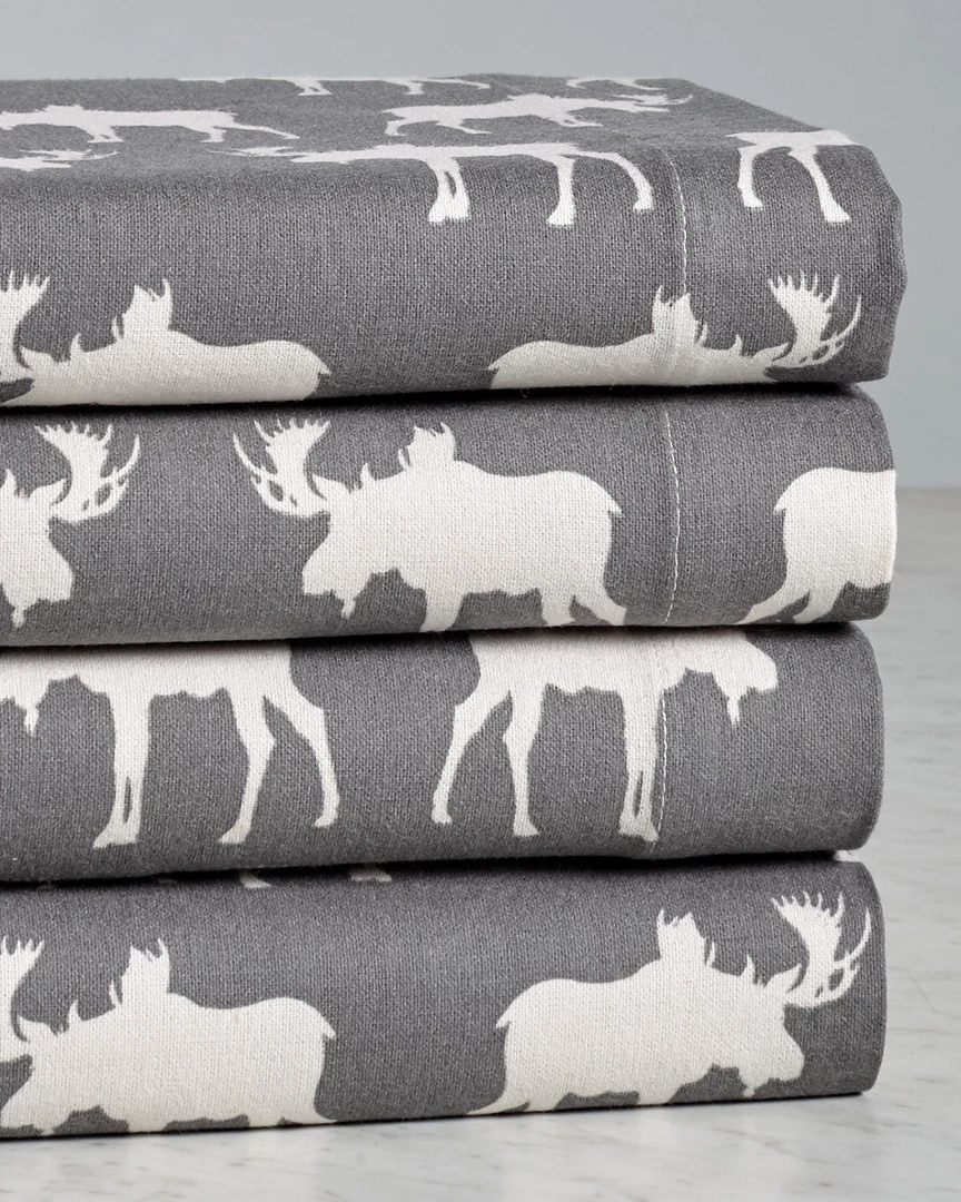 Outlet β Belle Epoque Flannel Sheet Set Home Sheets Greyplaid 𧨠4 Outlet β Belle Epoque Flannel Sheet Set Home Sheets Greyplaid 𧨠- Image 2