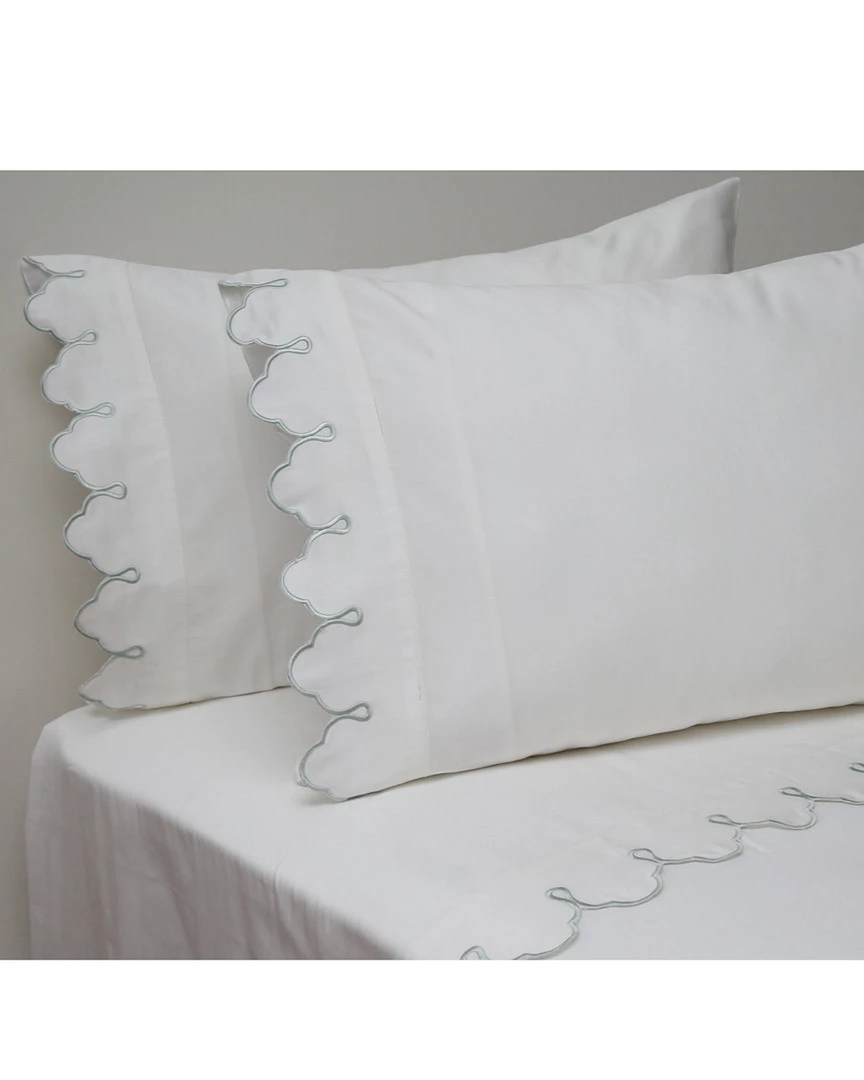 Cheap π Belle Epoque Scalloped Embroidered Sheet Set Home Sheets π 3 Cheap π Belle Epoque Scalloped Embroidered Sheet Set Home Sheets π