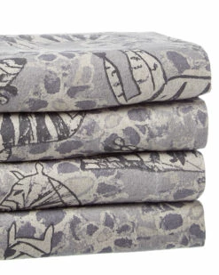 Promo ✨ Belle Epoque Zebra Heather Flannel Sheet Set Home Sheets 😀