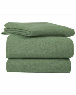 Hot Sale 😀 Belle Epoque Overdye Heather Flannel Sheet Set Home Sheets 😀