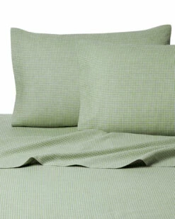 Best reviews of 🧨 Belle Epoque Gingham Flannel Sage Sheet Set Home Sheets 🤩